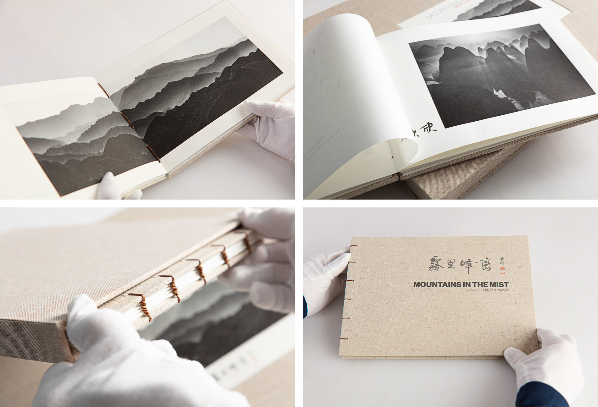 Assembling signatures from individual folios.